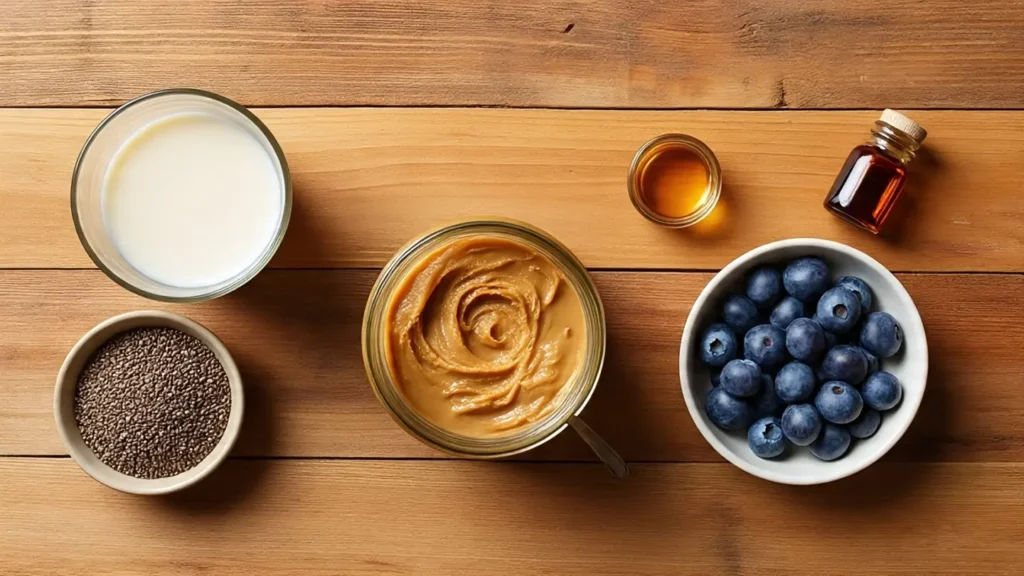 blueberry-peanut-butter-chia-pudding